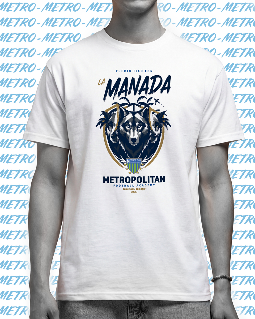 Metro Va al Caribe – Camiseta Oficial de Recaudación